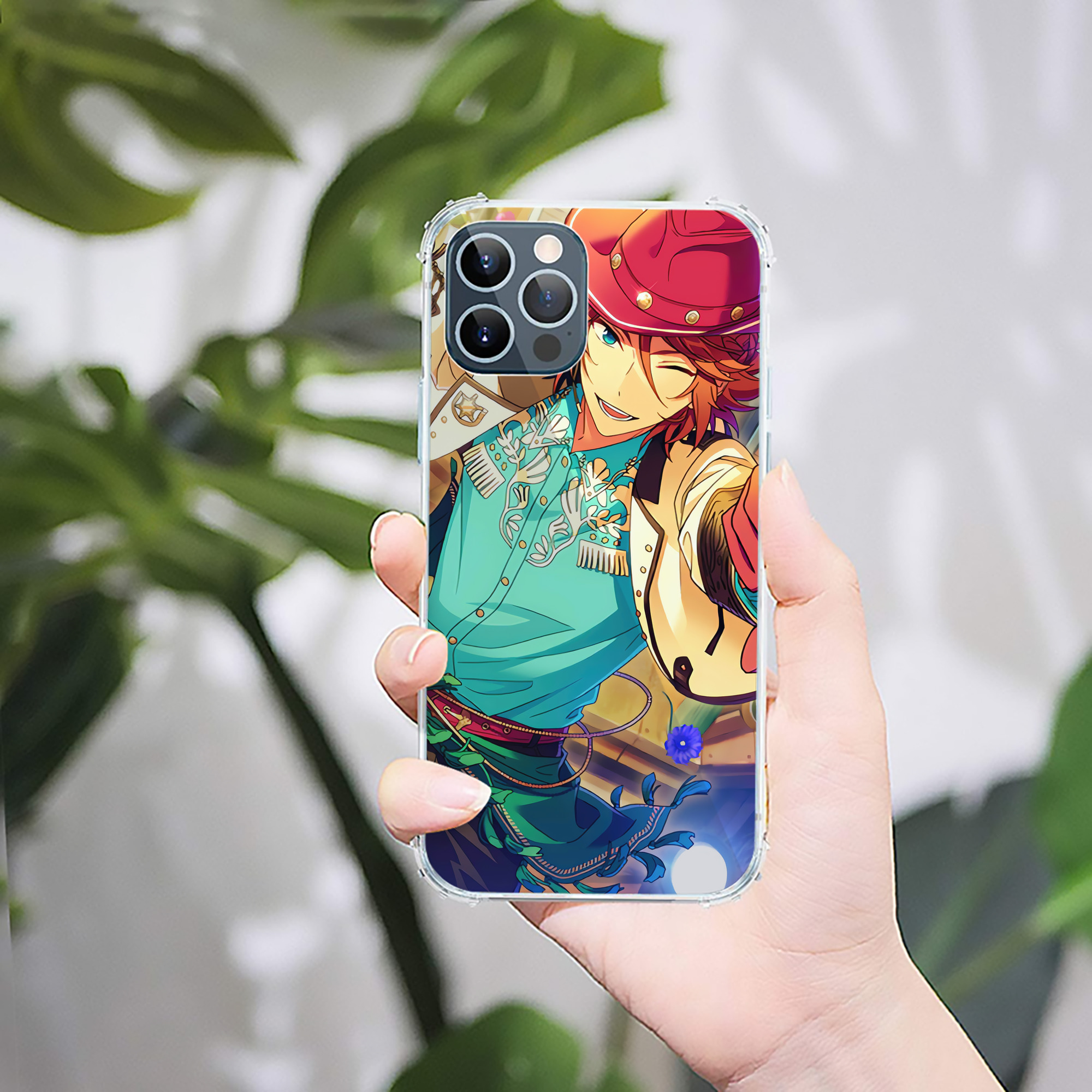 （画像用） あんさんぶるスターズ! Ensemble Stars 【iPhone 12シリーズ対応】透明スマホケース（クリアソフトケース）